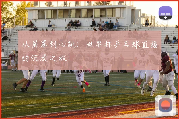 从屏幕到心跳：世界杯乒乓球直播的沉浸之旅！